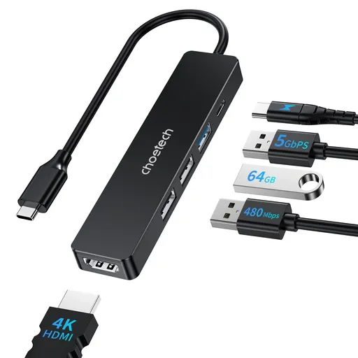 CHOETECH HUB-M80 Hub 5-in-1 Multifunctional Hub