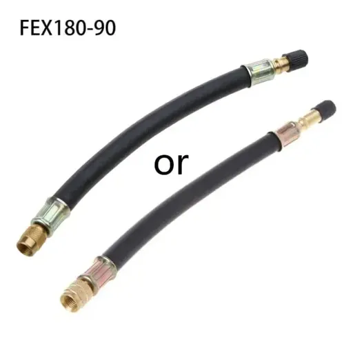Long Lasting Premium Bicycle pump for valve extender Extension tube Rubber inflation tube Hose Electro null - 90