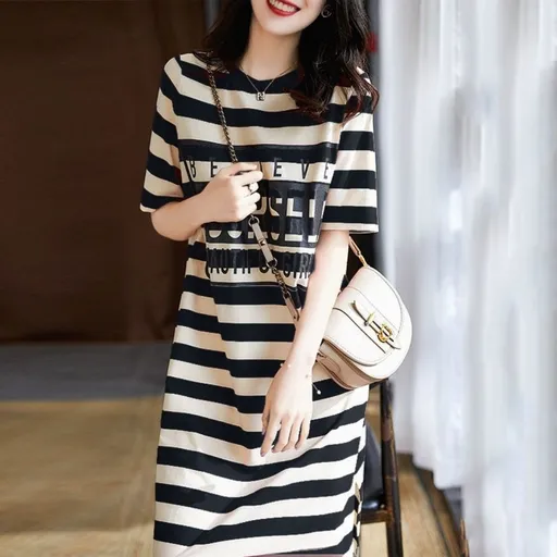 Zebina Womens Striped Short Sleeve Dress Black L Size: L; Height (cm): 165-170; Weight (kg): 55-60; Bust (cm): 90-94; Waist (cm): 74-78; Shoulder width (cm): 39; Length (cm): 62