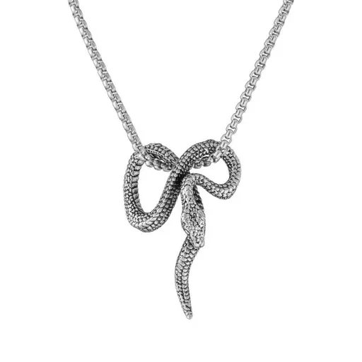 Choker Necklace, Zinc Alloy Snake Pendant, Goth Choker, Goth Necklace, Goth Jewelry Gift for Women, Christmas Gift for Women