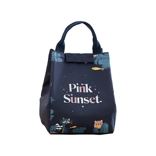 Portable Insulated Thermal Lunch Box Carry Tote Picnic Case Storage Bag 18x24x15cm - E06 (18x24x15cm)
