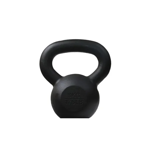 8kg Classic Cast Iron Powder Coated Kettlebell