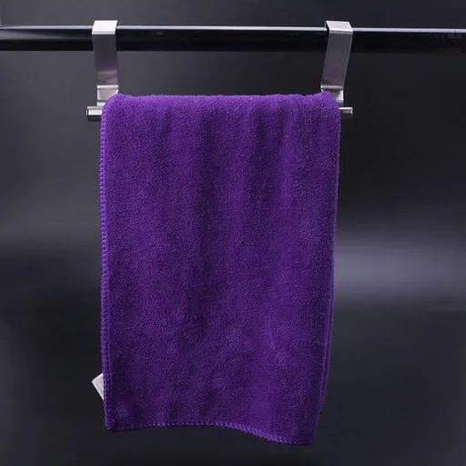 Extendable Over Door Towel Rack Bar Hanging Holder Bathroom Kitchen Hotel Cabinet Cupboard Shelf Rail Stainless Steel