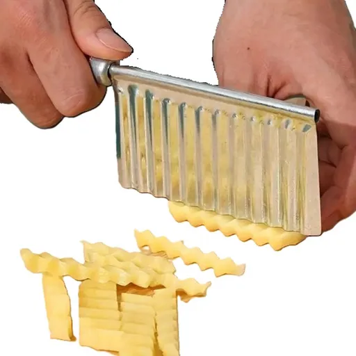 Multifunctional Kitchen Serrated Knife | Serrated Kitchen Knife | Peeler | French Fry Cutter | Potato Cutter | Potato Slicer | Stainless Steel