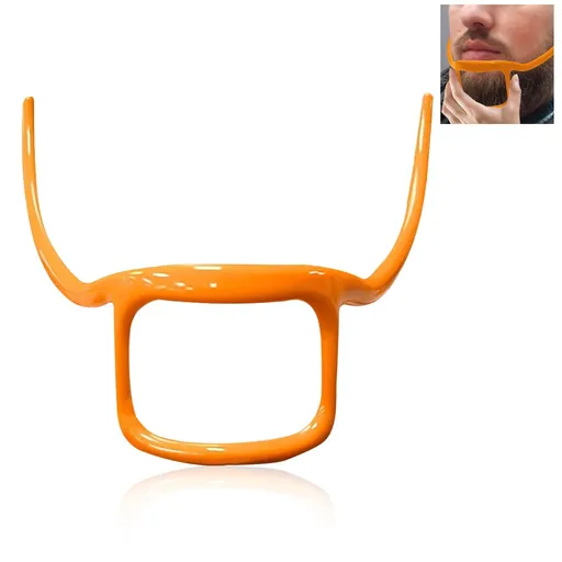 Beard Shaper Hairline Shaping Tool Hands-Free & Flexible Goatee Mustache Grooming Guide Stencil Lineup Tool Face Hair