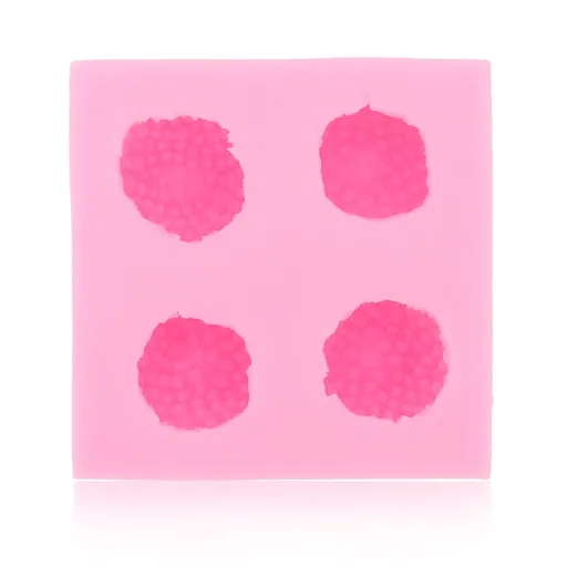 Strawberry Silicone Mold Multipurpose Prevents Stick Soft Food Grade Silicone Fondant Mould for DIY Chocolate Candy Pink
