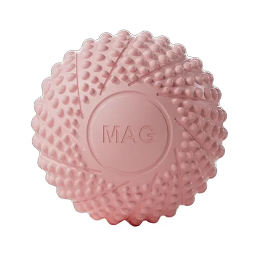 2-Pack Pink Spiky Fascia Massage Balls - Portable TPE Foot Arch Muscle Relaxer for Yoga Recovery Trigger Point Therapy