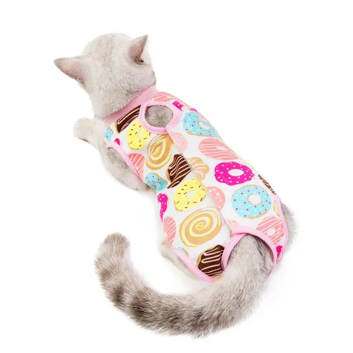 Ada Cat Post Surgery Recovery Clothes Cotton Donuts