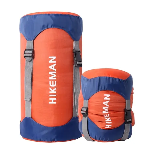 Compression Sack, 40% More Storage Space Saving, 35L Large Capacity Compression Stuff Sack, Water-Resistant & Ultralight Sleeping Bag Stuff Sack, Space Saving Gear for Camping Hiking (Blue)