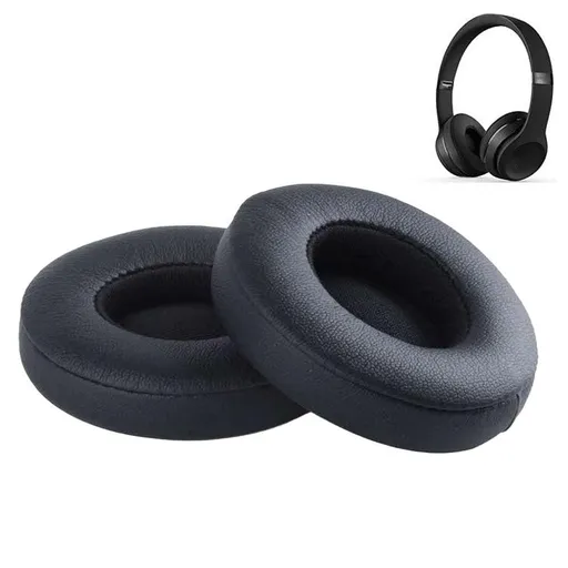 Pair of Replacement Ear Pads for Beats Solo 2 Solo 3 Wireless Headphone Earpads Black