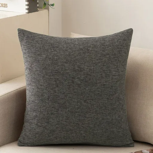 Shengdu Solid Color Polyester Pillow Case 40x40cm csmm dark gray 55*55cm with pillow core