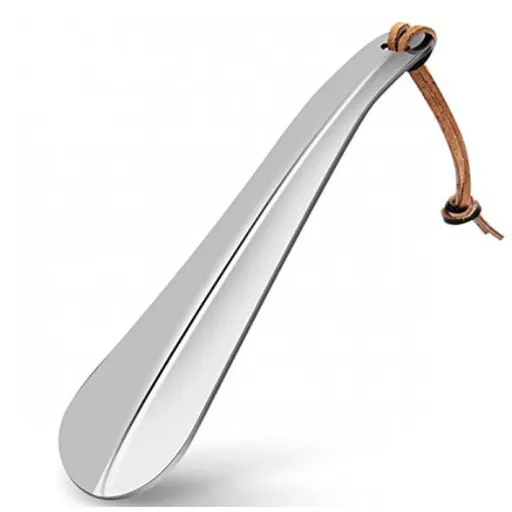 Travel Shoes Horn, Premium Stainless Steel Metal Shoe Horn, Shoe Helper for Men, Shoe Spoon for Women, Metal Shoe Helper for Kids