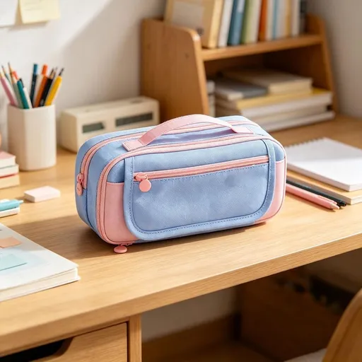 7.48 x 1.77 x 1.77 Inch Mesh Pencil Case, Clear Zipper Pen Pouch, Slim Portable Stationery Organizer for Office, Exams and Travel Black