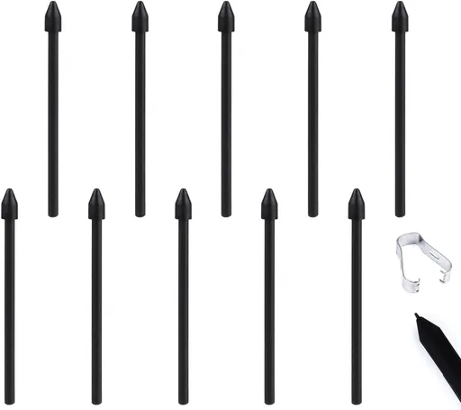 S Pen Nibs 10pcs Black for Compatible with Samsung Galaxy Tab S6 S7 S7 Plus S8 S8 Plus with Installation Tool