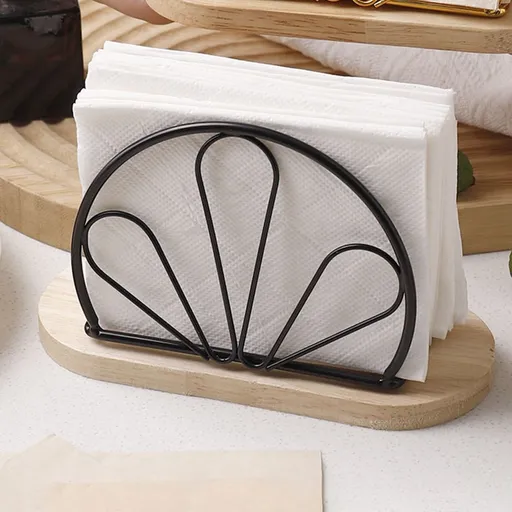 Napkin Holder For Table, Napkin Dispenser For Kitchen Dining Tables & Countertops, Metal Cocktail Paper Napkin Holder Dispenser For Indoor & Outdoor Use