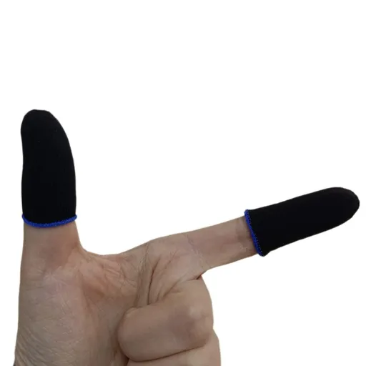 Finger Sleeves for Gaming, Breathable Gaming Finger Gloves, Anti-Sweat Thumb Sleeves for Mobile Gaming