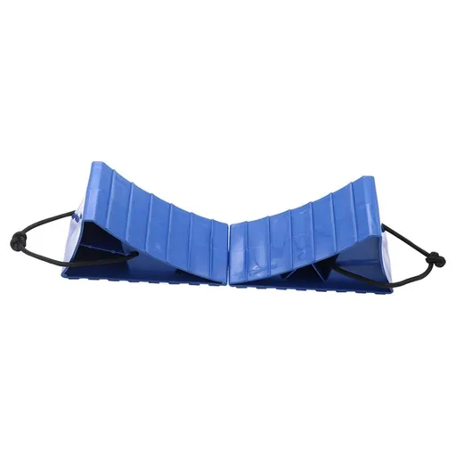 for Large Wheel Chocks with Rope Safety Car Chocks Tire Non Slip Base Trailer Solid Heavy Duty Anti-skid Stopp