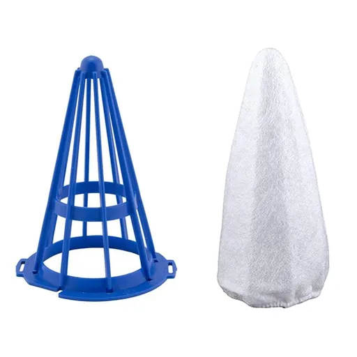 Reusable Ultra Fine Pool Vacuum Filter Bag, Cotton Replacement Net for Shockwave Pool Cleaner, High-Efficiency Filtration Bag for Swimming Pool Cleaning Accessories