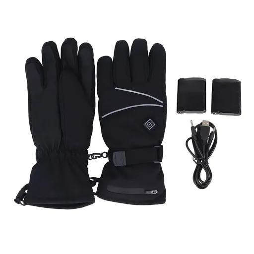 Electric Heating Gloves 3 Adjustable Temperature Lithium Battery Gloves for Outdoor Activities L