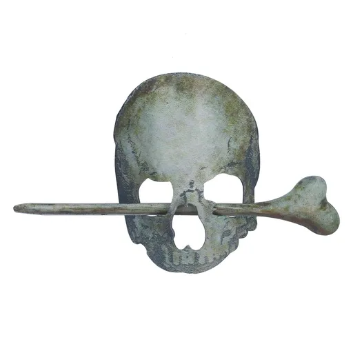 Halloween Hairpin Iron Small Exquisite Reusable Lifelike Halloween Hair Stick for Party Bar HomeSkull