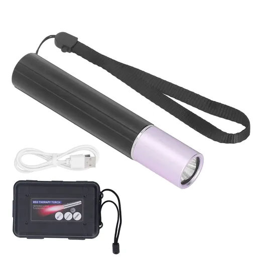 Red Light Therapy Flashlight 630nm 660nm 850nm Handheld Joint and Muscle Pain Relief Red Light Therapy Torch
