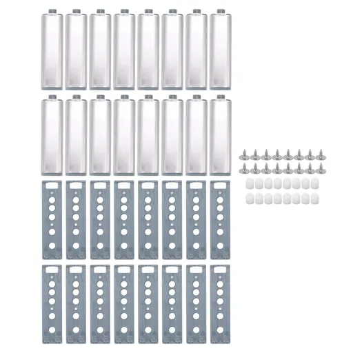 16pcs Push Open Latch Heavy Duty Stainless Steel Push Release Latch for Cabinet Closet Door Drawer