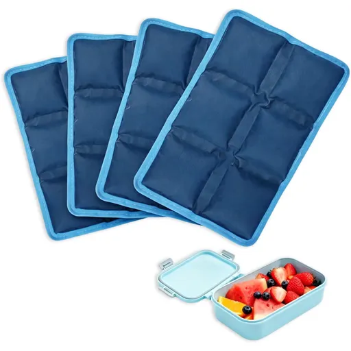 4 Pack Reusable Lunch Box Ice Packs