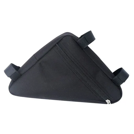Portable Bike Frame Bag for Bicycles and Mountain Bikes, Black Polyester