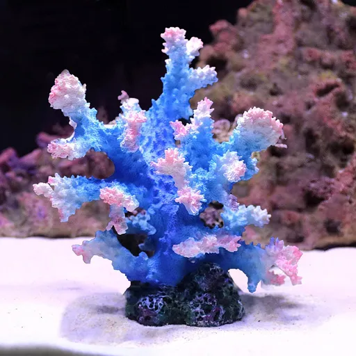 Aquarium Coral Ornament, Polyresin Coral Decor for Fish Tank Decoration Aquarium Landscape Vivid Artificial Coral