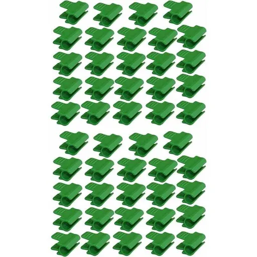 48 pcs Garden Hose Clips, Garden Shed Film Accessories, 16Mm Outer Diameter, Plant Stakes, Greenhouse Plastic Clips,