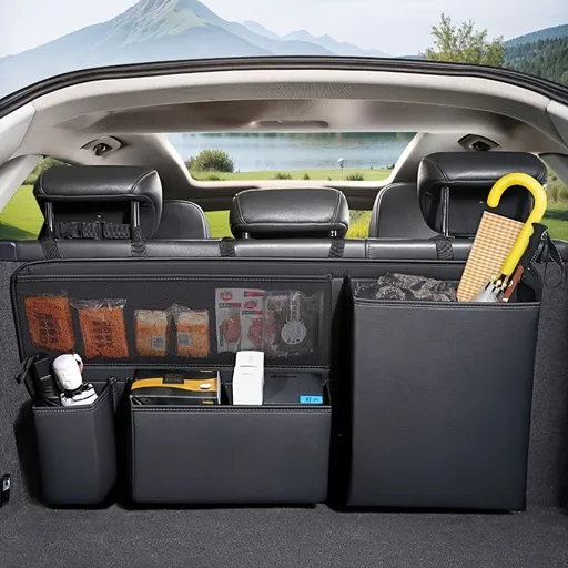 car trunk organizer, car storage, car accessories, high quality organizer, multiple compartments, trunk storage solution, Australia car organizer