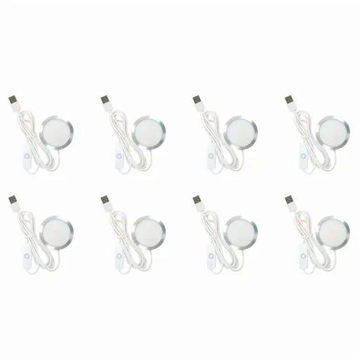 8X DIY LED Lamp Kit: Only Hardware Accessories NO 3D Printed Parts, Bright Light -Efficient Custom Lighting