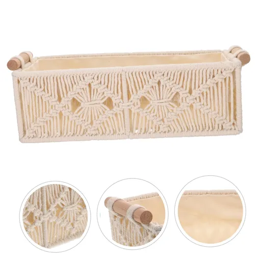 Box, tissue box, living room bracket, decorative box, Bohemian frame, hand woven basket, Bohemian style miscellaneous box