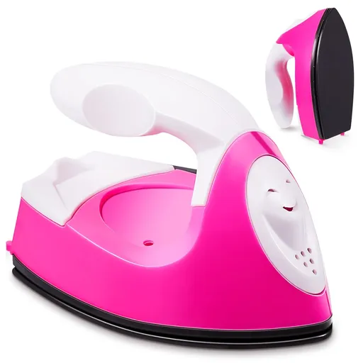 Portable Handy Heat Press Small Iron with Charging Base Accessories for Beads Patch Clothes DIY Shoes T-shirts Heat Transfer