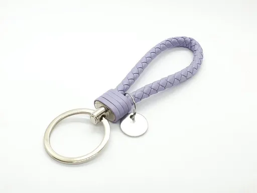 Keychain - Leather Light Purple