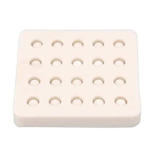 Queen Bee Rearing Mold Silicone 20 Cups Beeswax Mold Beekeeping Bee Cell Cup for Garden