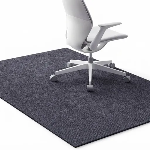 CARLA HOME Office Chair Mat Hard Floor Protector, 120x90 cm, Anti-Slip, Grey