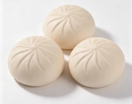 Squeeze Stress Relief Toy 3-Pack - White Bun Shape Slow Rebound Squishy Toy for Anxiety Relief - Soft PU Foam Decompression Toy (3-Pack)