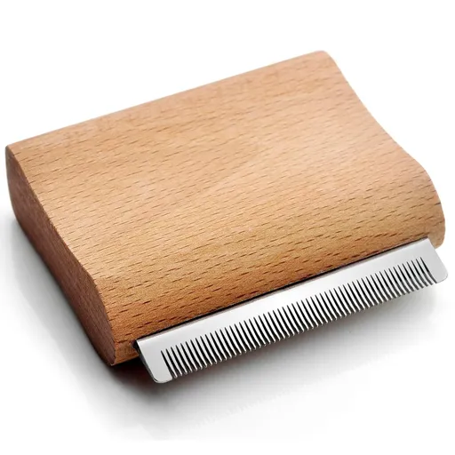 Trywise Dog and Cat Brush Wooden Handle, Size S