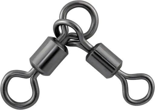30 Pack 3 Way Swivels Barrel Fishing Tackle Hook Line Connector Three Rig Trolling Catfish Saltwater Freshwater - #4/0*3/0-209LB-30
