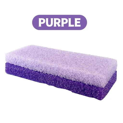 Foot Exfoliator Pedicure Tool Callus Remover Scrubber Skin Cleaner Polyurethane Stone, callouse Foot Grinding Tool(Purple)