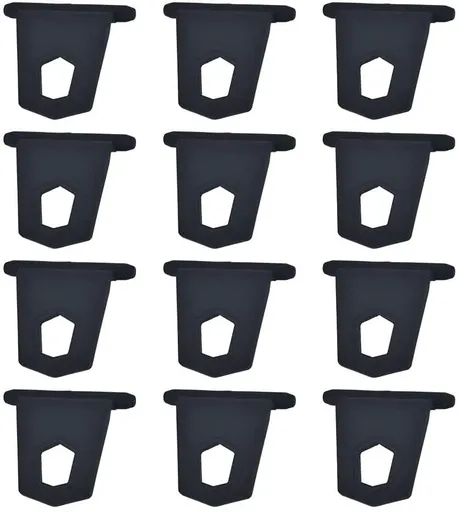 12 Pcs Rv Coat Hook Car Clothes Hanger Car Shade Canopy Hanger Hanging Hooks Awning Hangers Folding Clothes Hanger