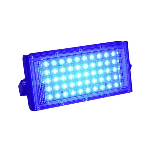 50W Outdoor IP66 Waterproof Floodlight Super Bright RGB Lawn Floodlight LED Spotlight for Gallery Church Wedding Birthday Party Stage Lighting