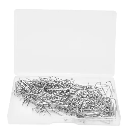 200Pcs Fork Pins U Shaped Stainless Steel Sturdy Durable Wide Application Sewing U Pins17mm 200Pcs/Box