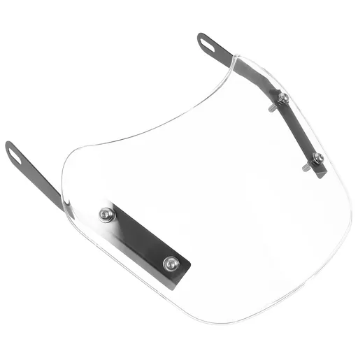 1Pcs Scooter Windshield Universal Transparent Rectangular Abs For Outdoor Riding 10.2*8.9*0.4In