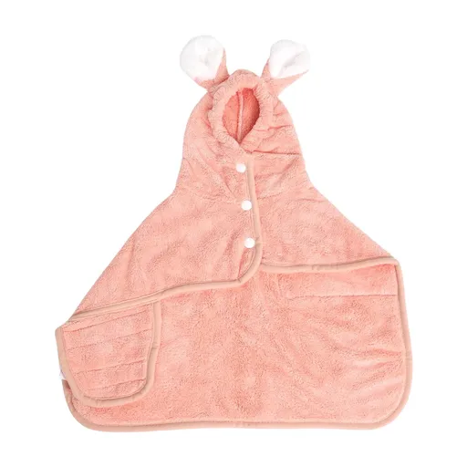 2026 New Puppy Bathrobe with Hood, Dog Bathrobe Absorbent Towel for Small Dogs Fast Drying Dog Robe Coat with Hood Puppy Towel Wrap Pet Grooming After Shower (Blue, Xs) XS Pink