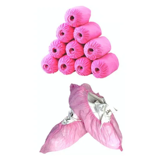 Disposable Shoe Covers,Pink,100Pcs (50 Pairs)