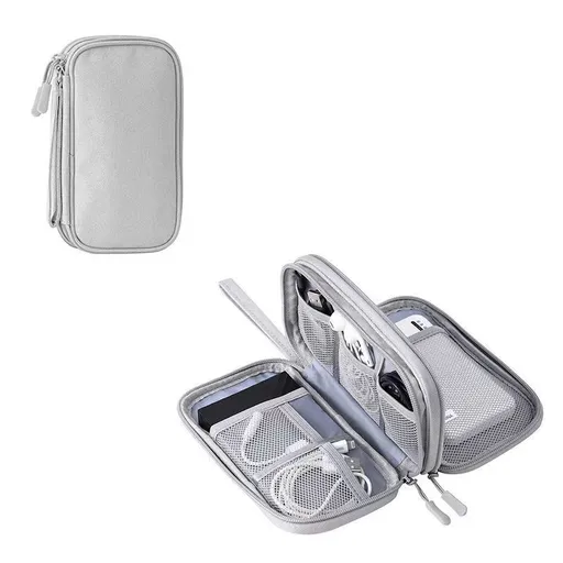 Waterproof Portable Electronic Organizer Travel Accessories Cable Bag Universal Cord Storage Case for Cable Storage