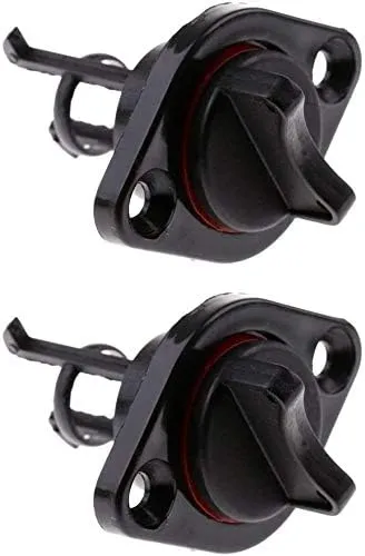 25mm 1'' Black Nylon Marine Yacht Drain Plug Bung Socket Sailing Fishing Boat Captive Screw & for Dinghy Kayak Canoes Boats Stop Water Infiltration