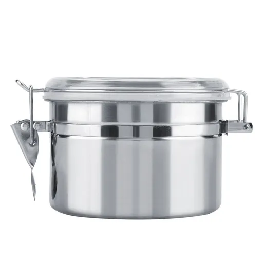 Stainless Steel Coffee Container Vacuum Sealed Storage Jar for Sugar Tea Bean(800ml)